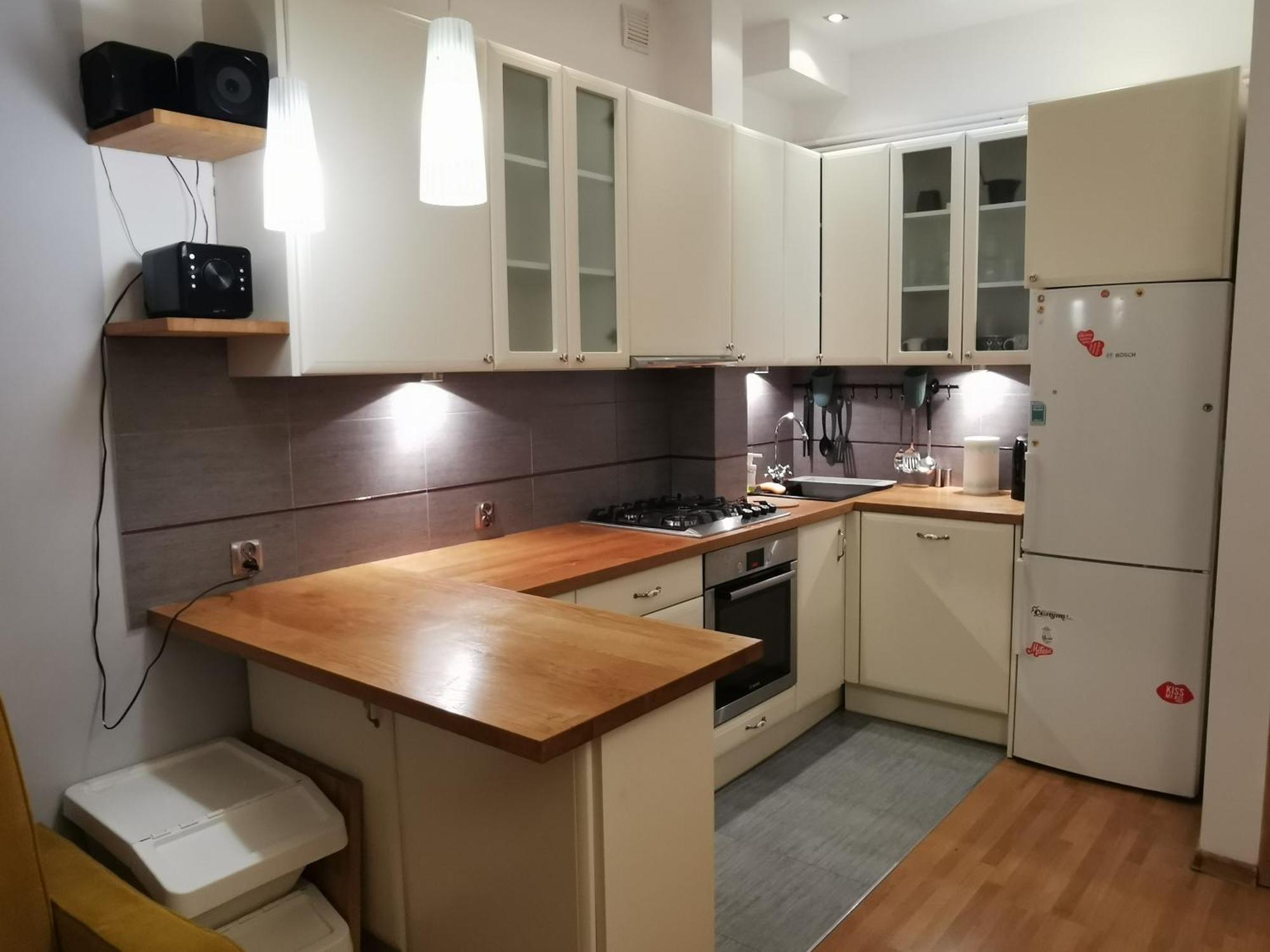 Cozy Spacious Apartment With Balcony Krakow Luaran gambar