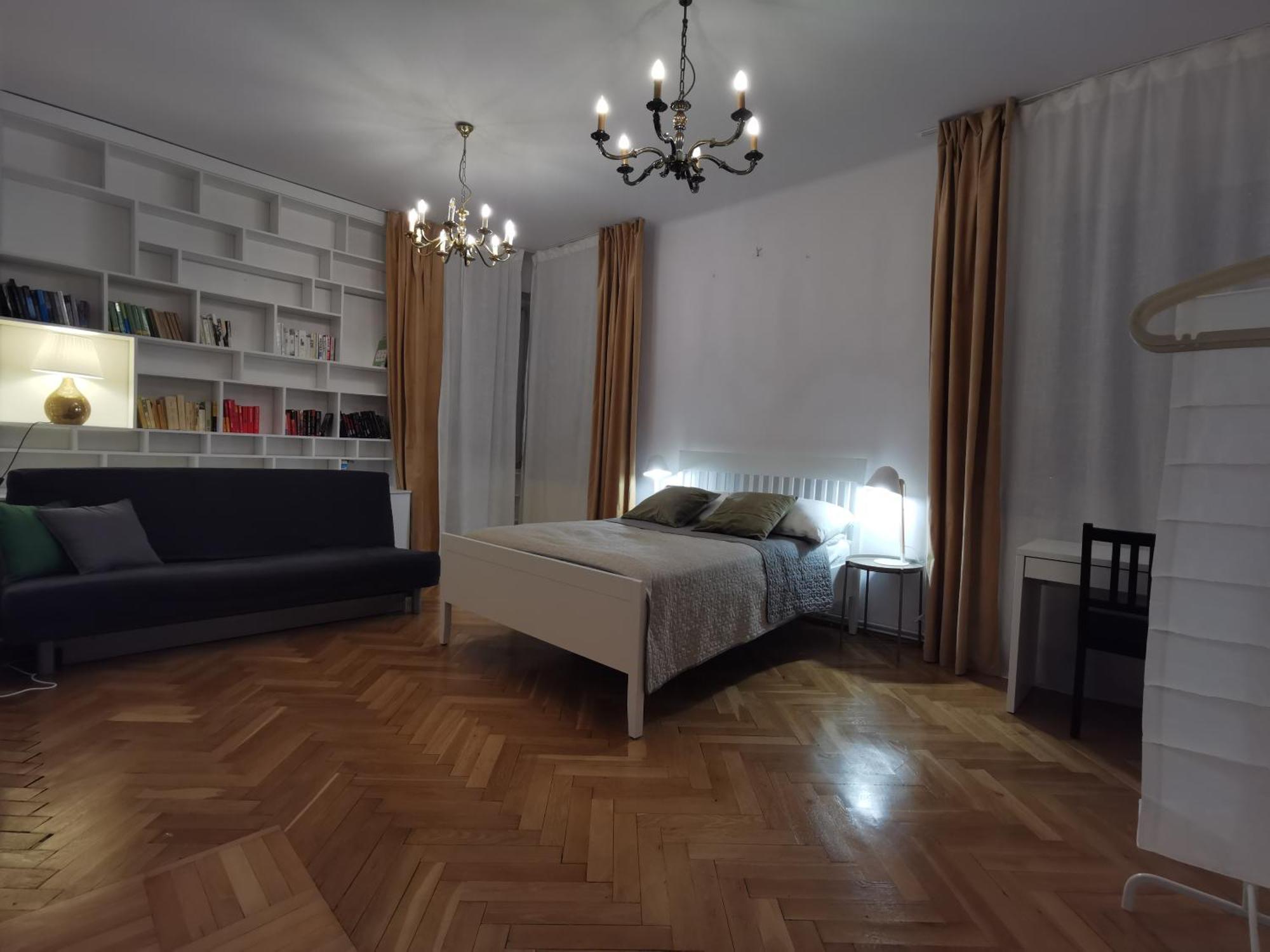 Cozy Spacious Apartment With Balcony Krakow Luaran gambar
